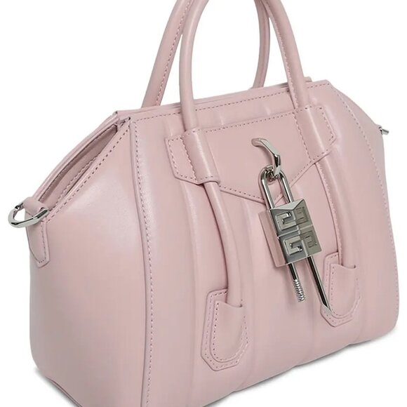 Givenchy Antigona Lock Mini Top Handle Bag in Box Leather NWT - Picture 9 of 10